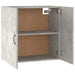 Dulap de perete, gri beton, 60x31x60 cm, lemn prelucrat - WALTI WALTI
