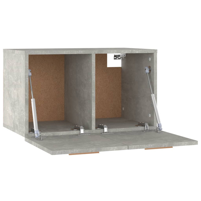 Dulap de perete, gri beton, 60x36,5x35 cm, lemn prelucrat - WALTI WALTI