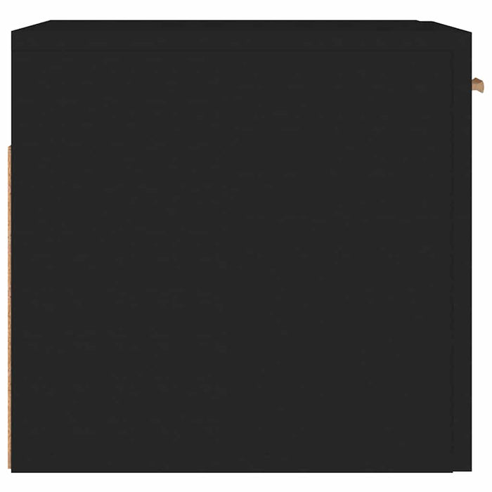 Dulap de perete, negru, 80x35x36,5 cm, lemn compozit WALTI