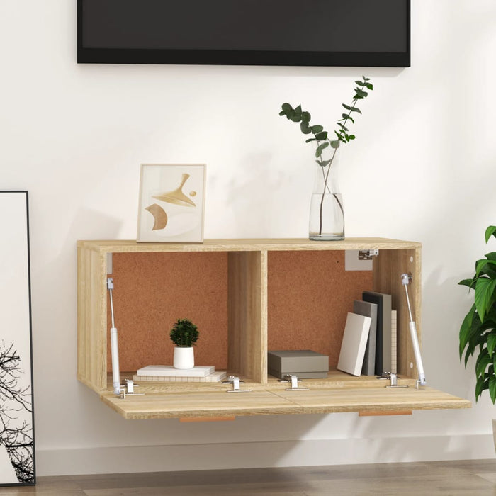 Dulap de perete, stejar sonoma, 80x35x36,5 cm, lemn prelucrat - WALTI WALTI