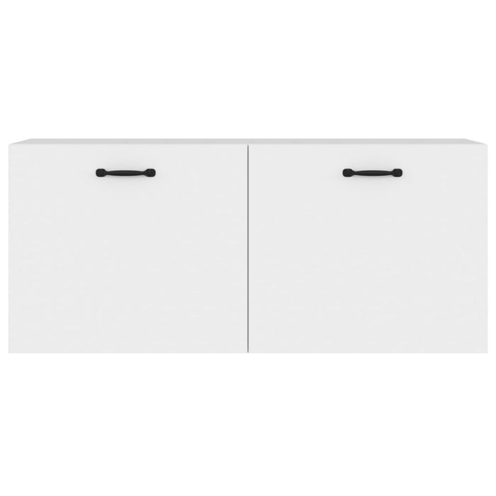 Comodă de perete, alb, 80x35x36,5 cm, lemn prelucrat - WALTI WALTI