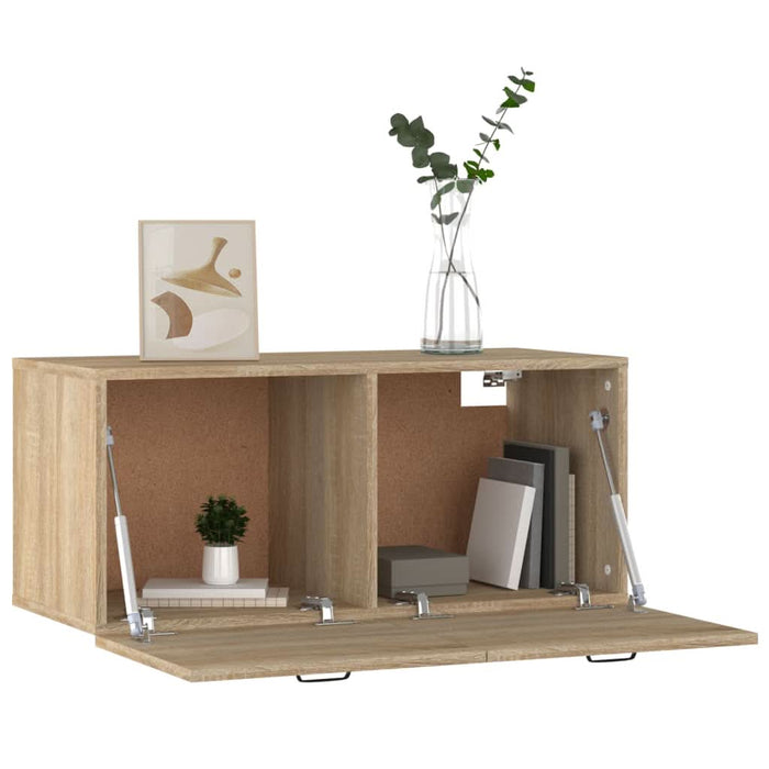 Dulap de perete, stejar sonoma, 80x36,5x35 cm, lemn compozit - WALTI WALTI