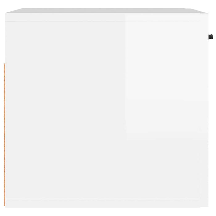 Dulap de perete, alb extralucios, 80x36,5x35 cm, lemn compozit WALTI