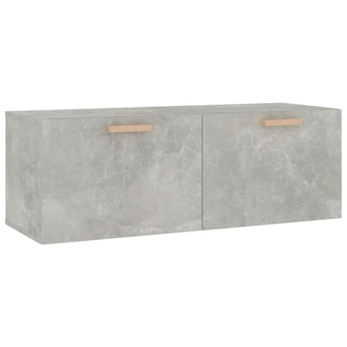 Dulap de perete, gri beton, 100x36,5x35 cm, lemn prelucrat - WALTI WALTI