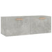 Dulap de perete, gri beton, 100x36,5x35 cm, lemn prelucrat - WALTI WALTI