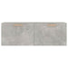 Dulap de perete, gri beton, 100x36,5x35 cm, lemn prelucrat - WALTI WALTI