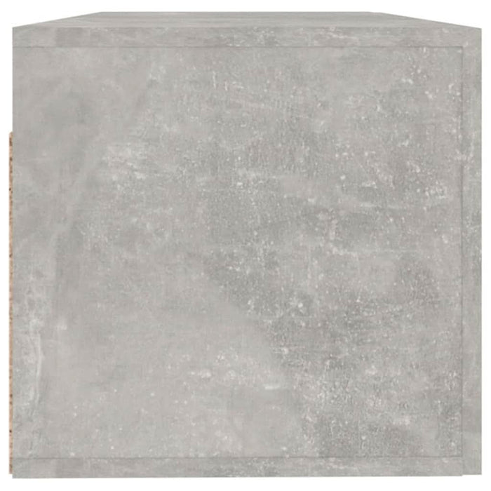 Dulap de perete, gri beton, 100x36,5x35 cm, lemn prelucrat - WALTI WALTI