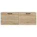 Dulap de perete, stejar sonoma, 100x36,5x35 cm, lemn prelucrat - WALTI WALTI