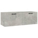 Dulap de perete, gri beton, 100x36,5x35 cm, lemn prelucrat - WALTI WALTI