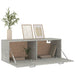 Dulap de perete, gri beton, 100x36,5x35 cm, lemn prelucrat - WALTI WALTI
