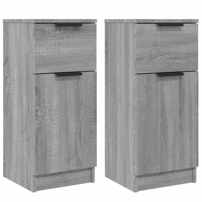 Dulapuri, 2 buc., gri sonoma, 30x30x70 cm, lemn prelucrat - WALTI WALTI