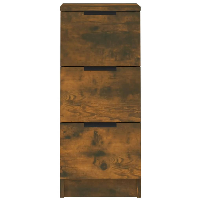 Dulap, stejar fumuriu, 30x30x70 cm, lemn prelucrat - WALTI WALTI