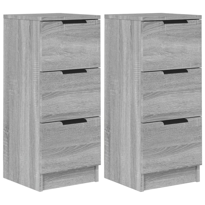 Dulapuri, 2 buc., gri sonoma, 30x30x70 cm, lemn prelucrat - WALTI WALTI