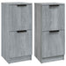 Dulapuri, 2 buc., gri sonoma, 30x30x70 cm, lemn prelucrat - WALTI WALTI
