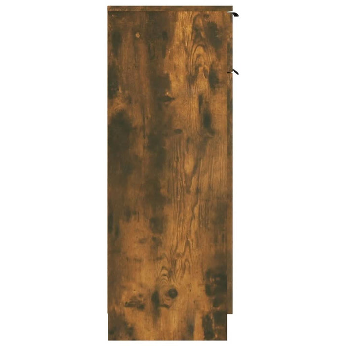 Dulap de baie, stejar fumuriu, 32x34x90 cm, lemn prelucrat - WALTI WALTI
