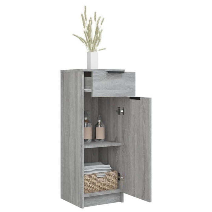 Dulap de baie, sonoma gri, 32x34x90 cm, lemn prelucrat - WALTI WALTI