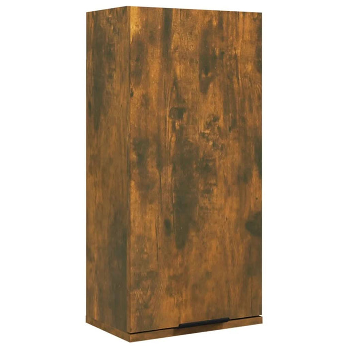 Dulap de baie montat pe perete, stejar fumuriu, 32x20x67 cm - WALTI WALTI