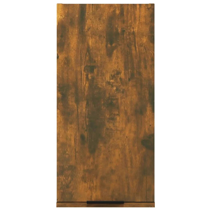 Dulap de baie montat pe perete, stejar fumuriu, 32x20x67 cm - WALTI WALTI