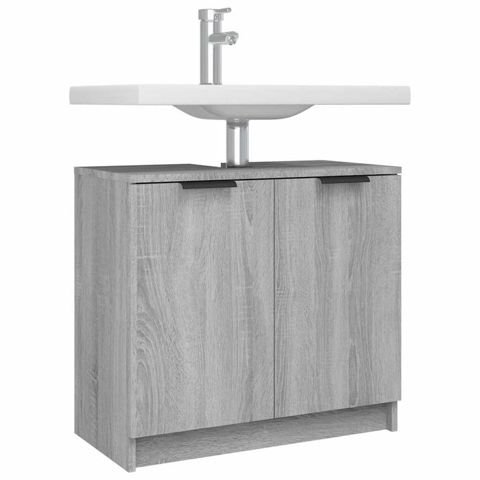 Dulap de baie, sonoma gri, 64,5x33,5x59 cm, lemn prelucrat - WALTI WALTI