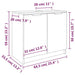 Dulap de baie, sonoma gri, 64,5x33,5x59 cm, lemn prelucrat - WALTI WALTI