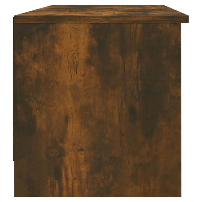 Comodă TV, stejar fumuriu, 102x35,5x36,5 cm, lemn compozit - WALTI WALTI
