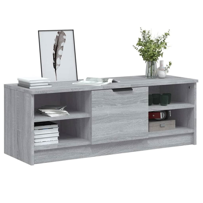 Comodă TV, gri sonoma, 102x35,5x36,5 cm, lemn compozit - WALTI WALTI