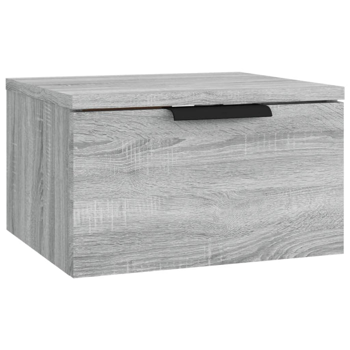 Noptiere de perete, 2 buc., gri sonoma, 34x30x20 cm - WALTI WALTI