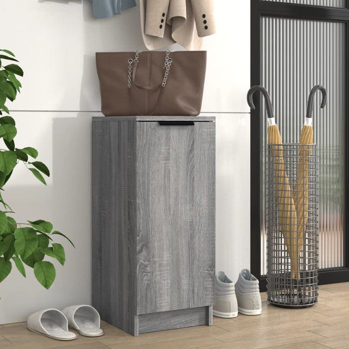 Pantofar, gri sonoma, 30x35x70 cm, lemn compozit - WALTI WALTI