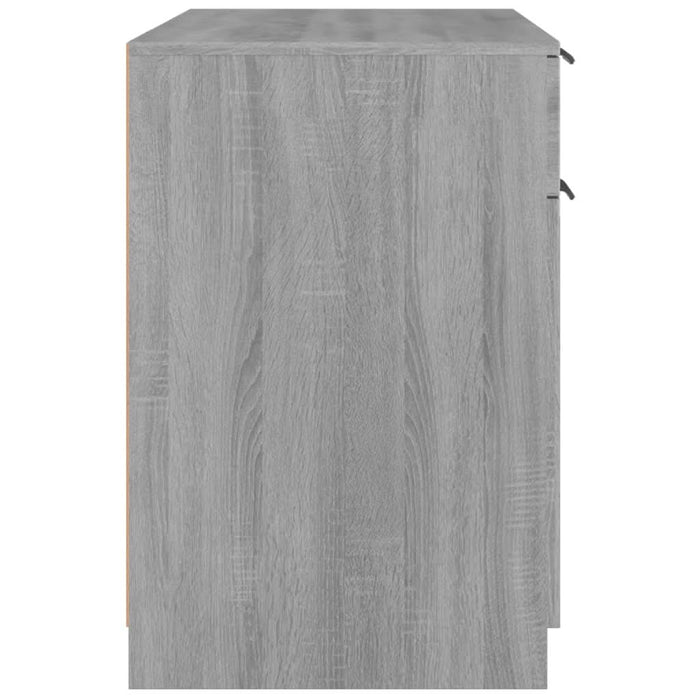 Birou, gri sonoma, 100x50x75 cm, lemn compozit - WALTI WALTI