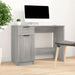 Birou, gri sonoma, 100x50x75 cm, lemn compozit - WALTI WALTI