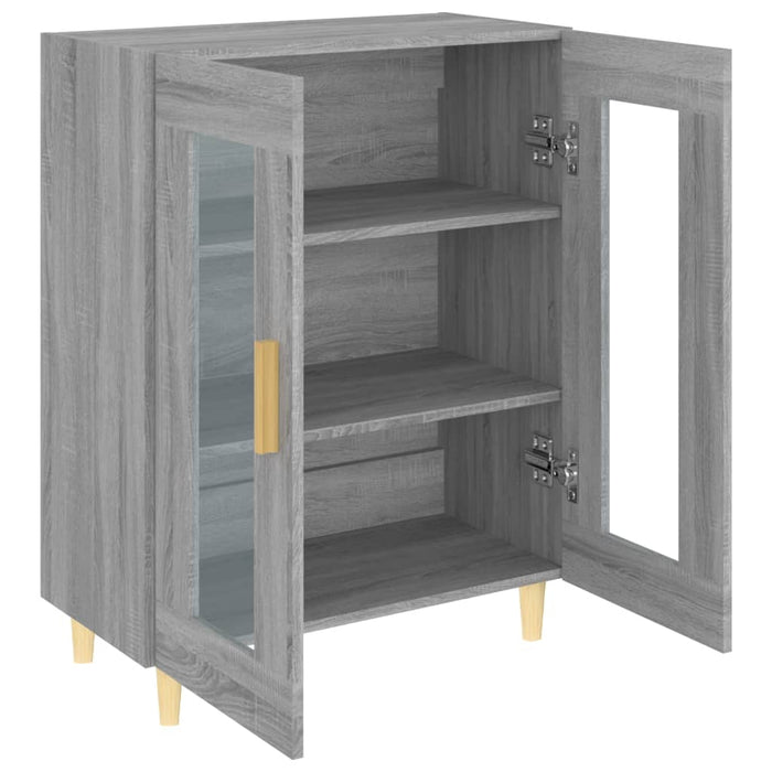 Dulap, gri sonoma, 69,5x34x90 cm, lemn compozit - WALTI WALTI