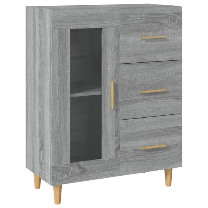 Dulap, gri sonoma, 69,5x34x90 cm, lemn compozit - WALTI WALTI