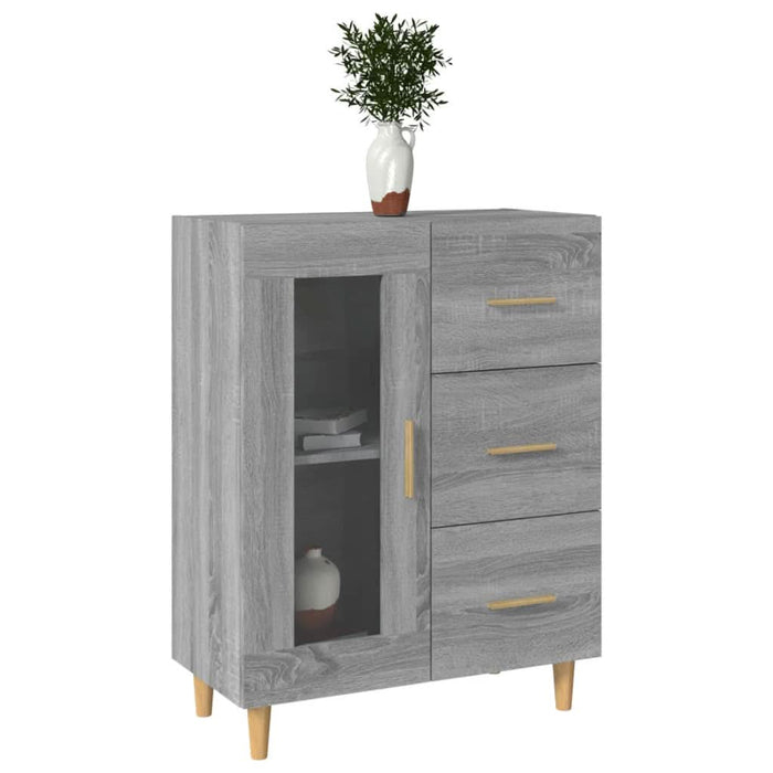 Dulap, gri sonoma, 69,5x34x90 cm, lemn compozit - WALTI WALTI