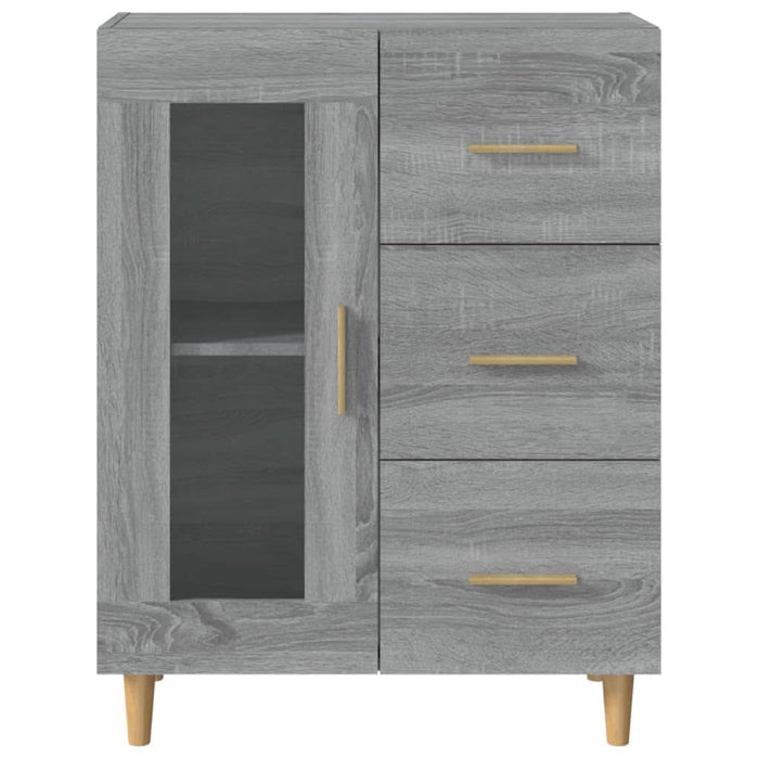 Dulap, gri sonoma, 69,5x34x90 cm, lemn compozit - WALTI WALTI