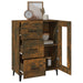 Dulap, stejar fumuriu, 69,5x34x90 cm, lemn compozit - WALTI WALTI