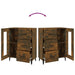 Dulap, stejar fumuriu, 69,5x34x90 cm, lemn compozit - WALTI WALTI