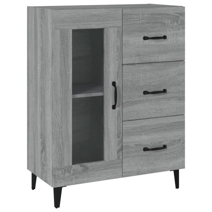 Dulap, gri sonoma, 69,5x34x90 cm, lemn compozit - WALTI WALTI