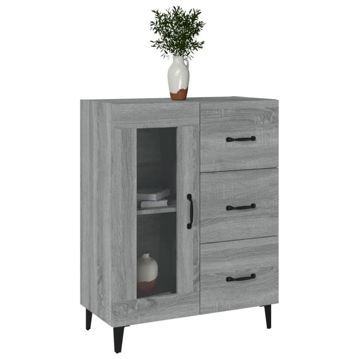 Dulap, gri sonoma, 69,5x34x90 cm, lemn compozit - WALTI WALTI