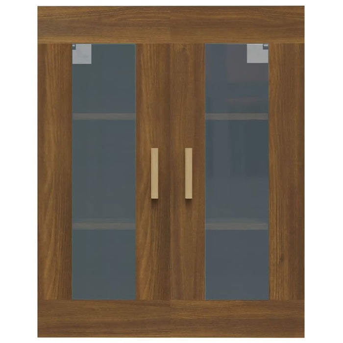 Dulap de perete suspendat, stejar maro, 69,5x34x90 cm - WALTI WALTI