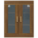 Dulap de perete suspendat, stejar maro, 69,5x34x90 cm - WALTI WALTI