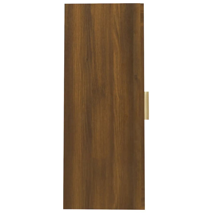 Dulap de perete suspendat, stejar maro, 69,5x34x90 cm - WALTI WALTI