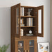 Dulap de perete suspendat, stejar maro, 69,5x34x90 cm - WALTI WALTI
