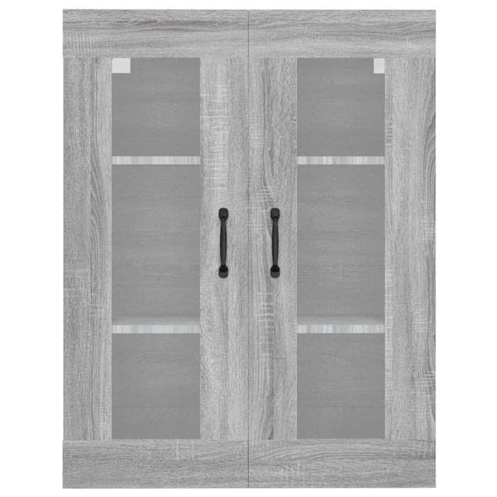 Dulap de perete suspendat, gri sonoma, 69,5x34x90 cm - WALTI WALTI