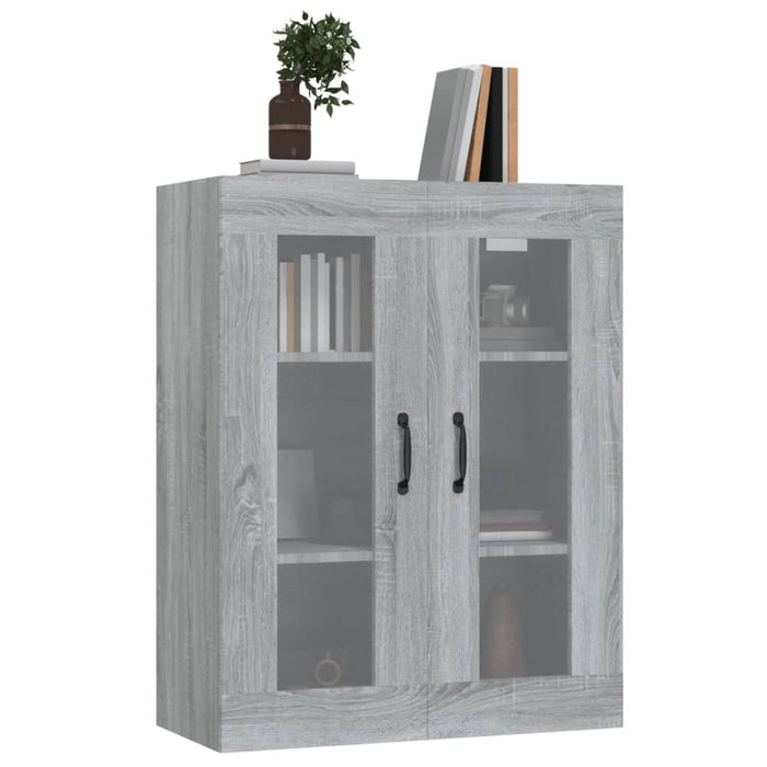 Dulap de perete suspendat, gri sonoma, 69,5x34x90 cm - WALTI WALTI