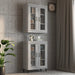 Dulap de perete suspendat, gri sonoma, 69,5x34x90 cm - WALTI WALTI