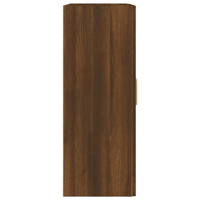 Dulap de perete, stejar maro, 69,5x32,5x90 cm, lemn prelucrat WALTI