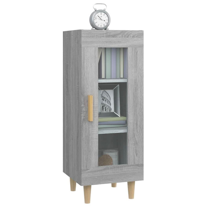 Servantă, gri sonoma, 34,5x34x90 cm, lemn compozit - WALTI WALTI