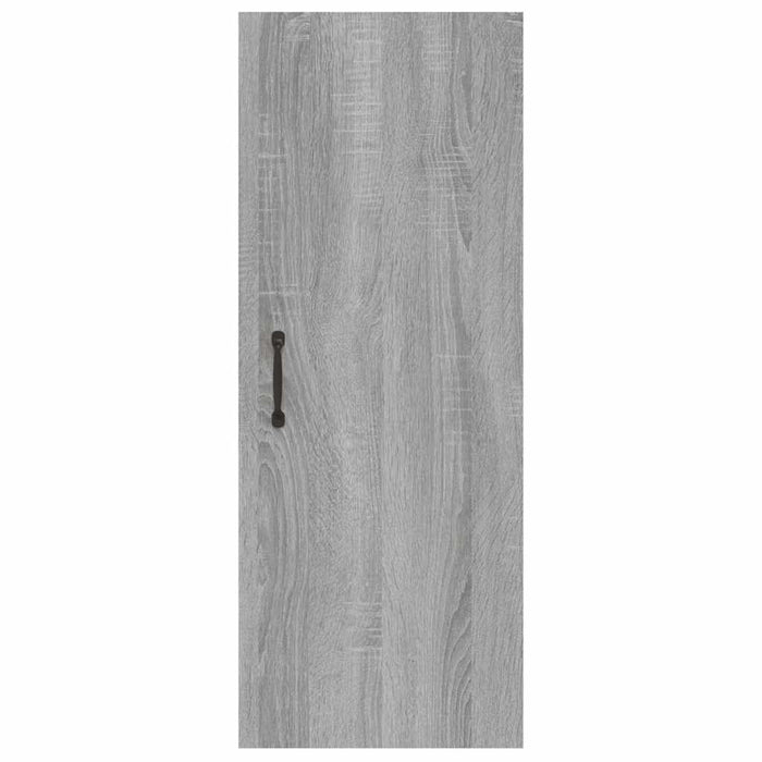Dulap perete suspendat gri sonoma 34,5x34x90 cm lemn compozit WALTI