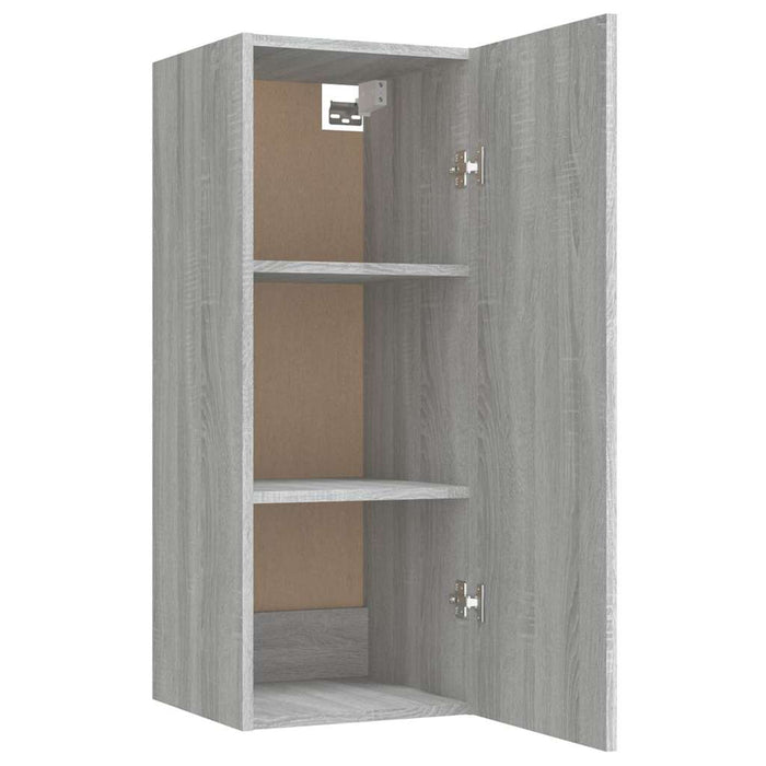 Dulap perete suspendat gri sonoma 34,5x34x90 cm lemn compozit WALTI