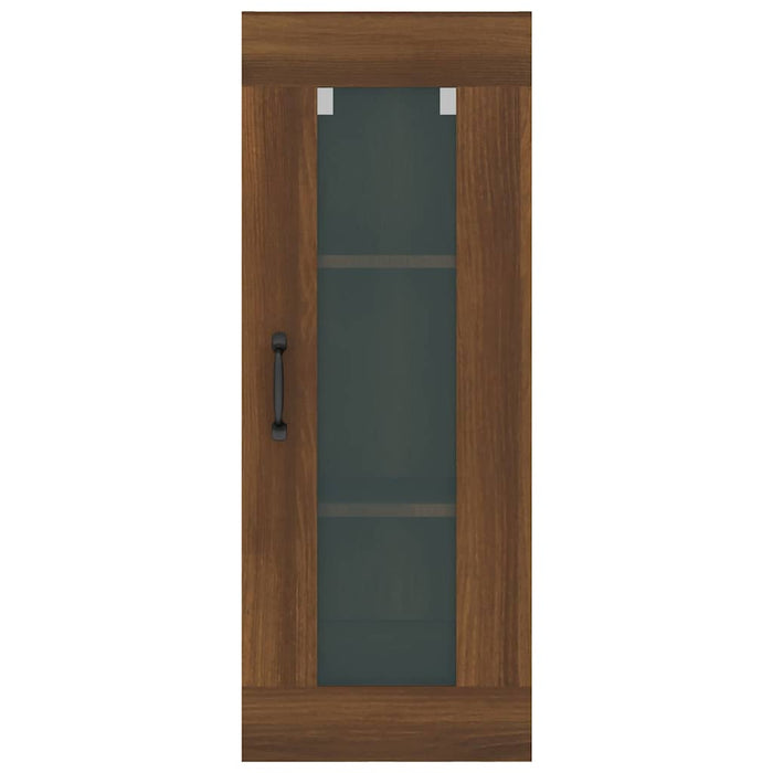 Dulap de perete suspendat, stejar maro, 34,5x34x90 cm WALTI